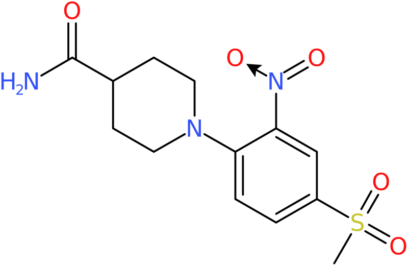 CAS: 849035-88-7 | 1-[4-(Methylsulphonyl)-2-nitrophenyl]piperidine-4-carboxamide, >95%, NX63678