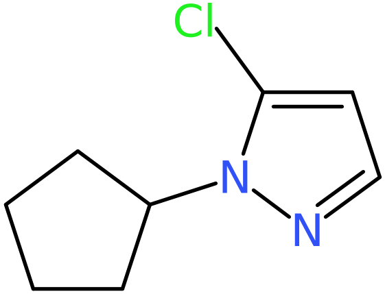 5-Chloro-1-cyclopentyl-1H-pyrazole, >95%, NX74347