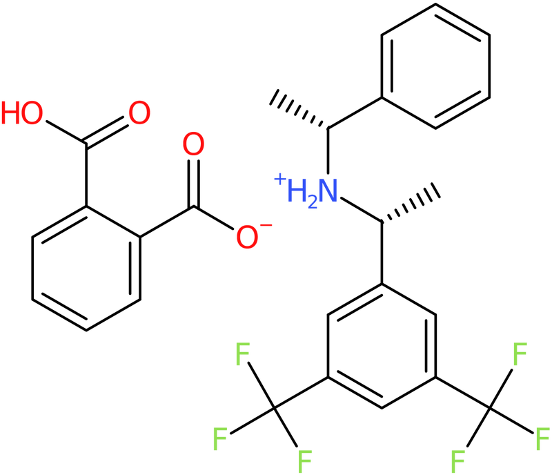 (1R)-1-[3,5-Bis(trifluoromethyl)phenyl]-N-[(1R)-1-phenylethyl]ethanaminium 2-carboxybenzoate, NX74661