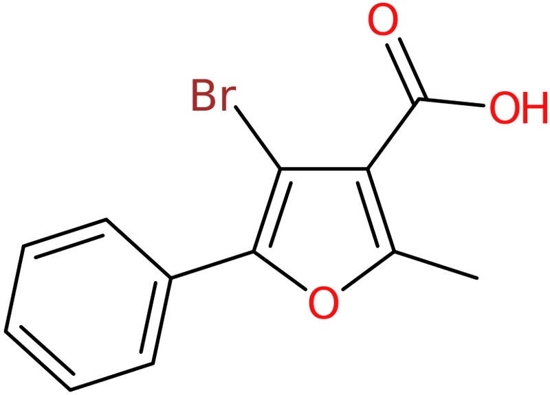 4-Bromo-2-methyl-5-phenyl-3-furoic acid, NX73906