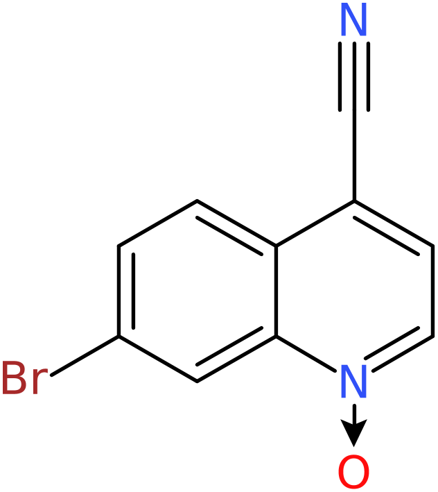7-Bromo-4-cyanoquinoline-n-oxide, >95%, NX74306