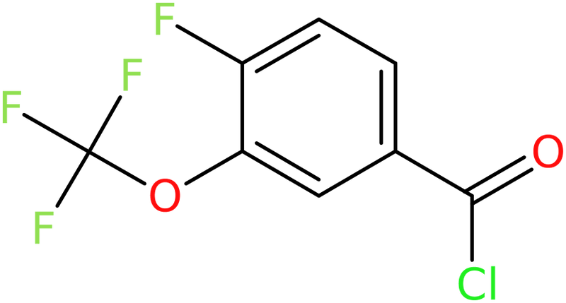 CAS: 886501-08-2 | 4-Fluoro-3-(trifluoromethoxy)benzoyl chloride, >98%, NX66799