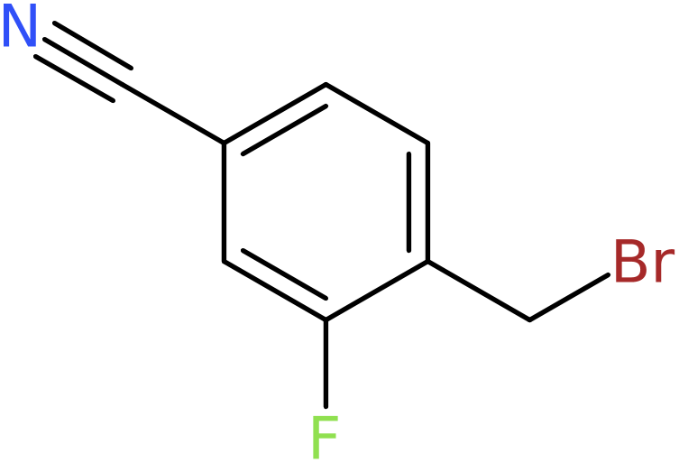 CAS: 105942-09-4 | 4-(Bromomethyl)-3-fluorobenzonitrile, >97%, NX12795