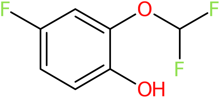CAS: 1261572-13-7 | 2-(Difluoromethoxy)-4-fluorophenol, >95%, NX19528