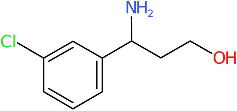 CAS: 68208-25-3 | 3-Amino-3-(3-chlorophenyl)propan-1-ol, >95%, NX58080
