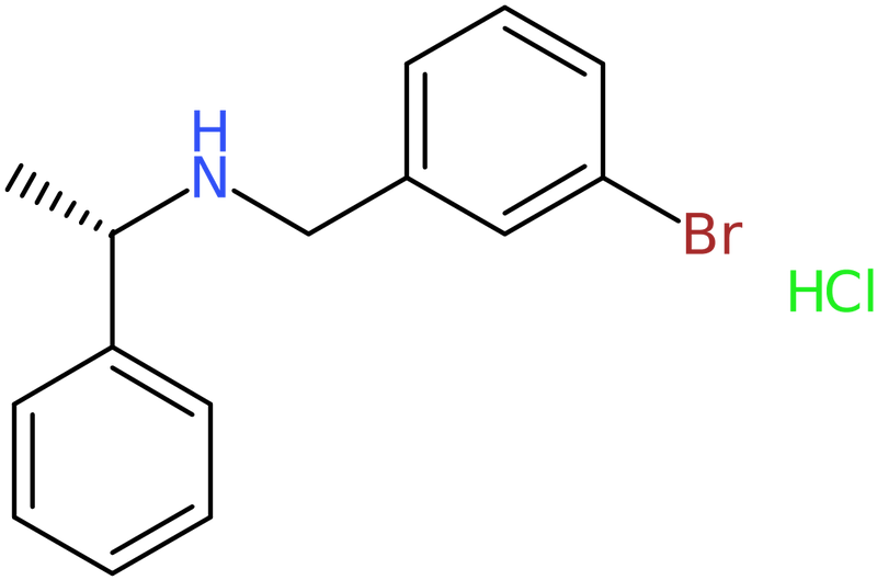 (1S)-N-[(3-Bromophenyl)methyl]-1-phenyl-ethanamine hydrochloride, NX74181