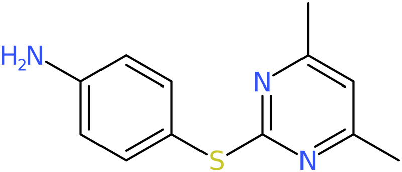 CAS: 102243-12-9 | 4-[(4,6-Dimethylpyrimidin-2-yl)thio]aniline, NX11510