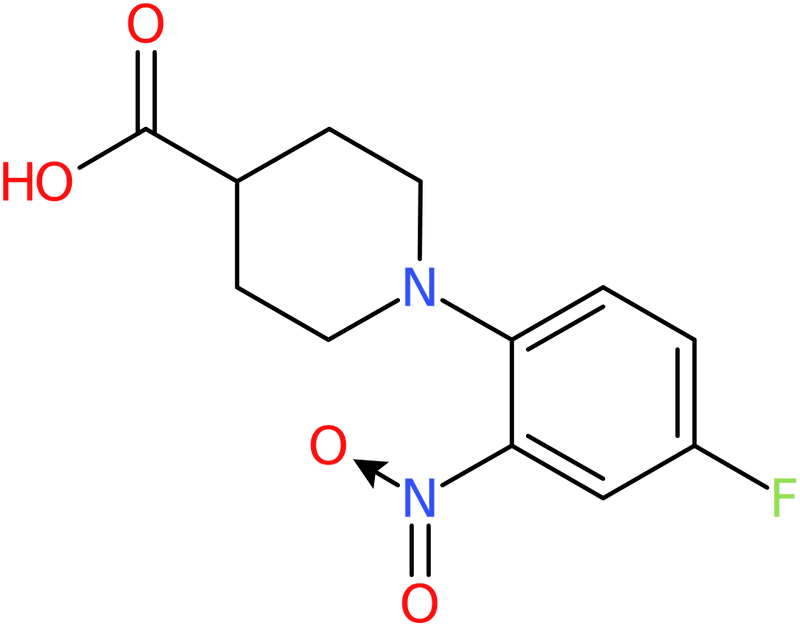 CAS: 648917-79-7 | 1-(4-Fluoro-2-nitrophenyl)piperidine-4-carboxylic acid, NX56763