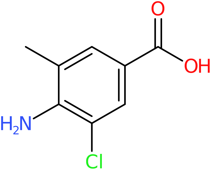 CAS: 157069-52-8 | 4-Amino-3-chloro-5-methylbenzoic acid, >95%, NX26524