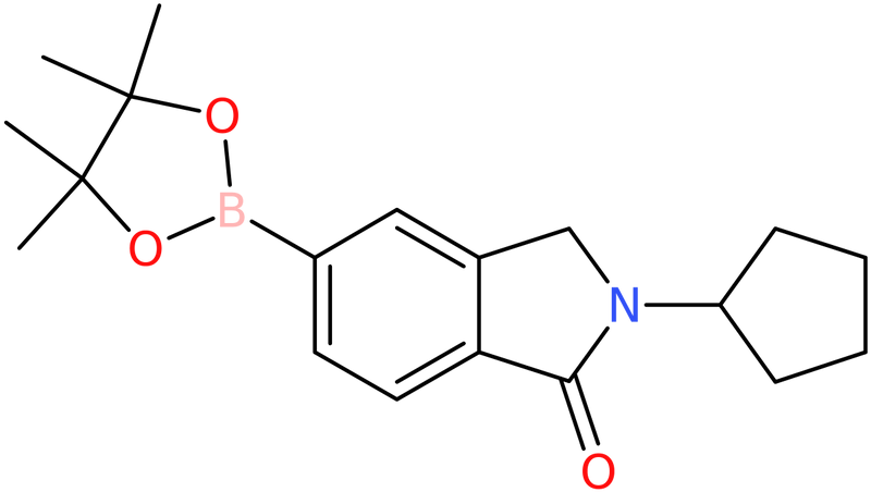 2-Cyclopentyl-5-(4,4,5,5-tetramethyl-1,3,2-dioxaborolan-2-yl)isoindolin-1-one, NX73962
