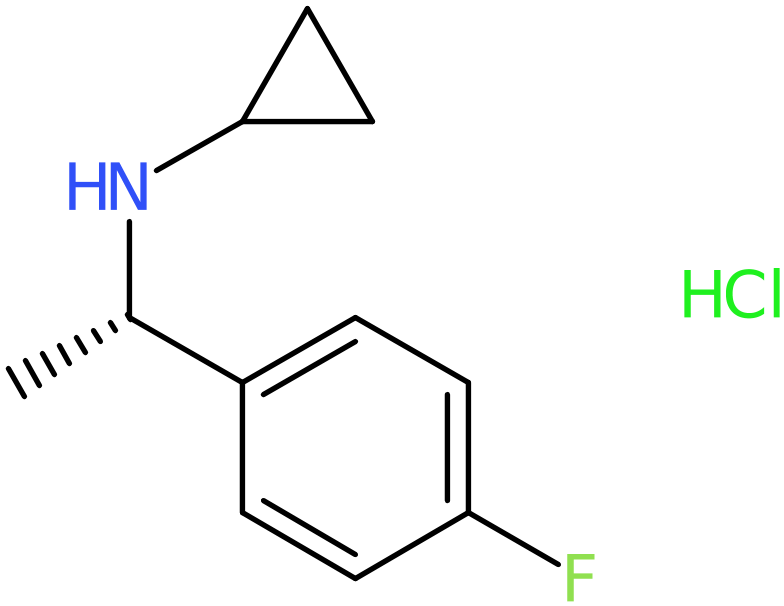 CAS: 2407312-04-1 | N-[(1S)-1-(4-Fluorophenyl)ethyl]cyclopropanamine hydrochloride, NX36904