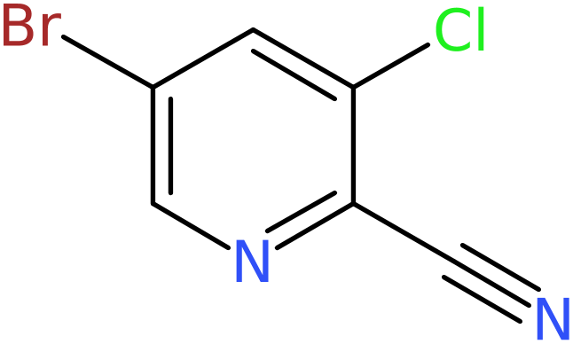 CAS: 945557-04-0 | 5-Bromo-3-chloropyridine-2-carbonitrile, NX70298