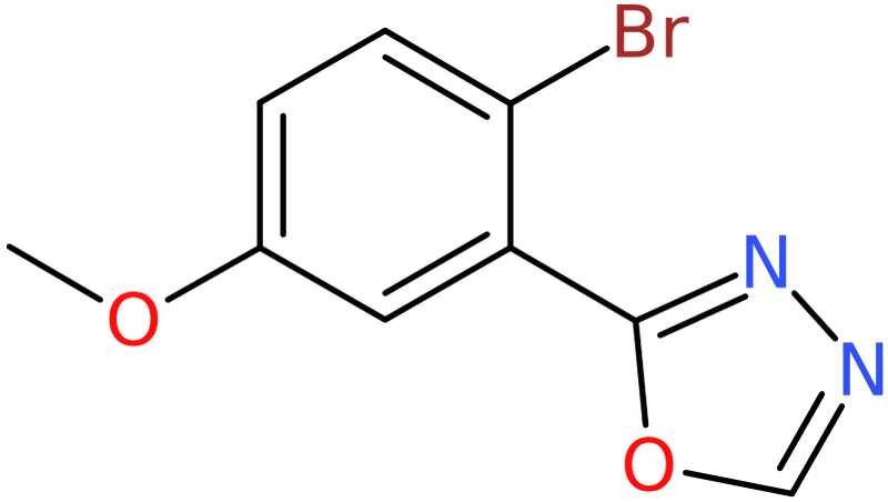CAS: 1016843-27-8 | 2-(2-Bromo-5-methoxyphenyl)-1,3,4-oxadiazole, NX11064