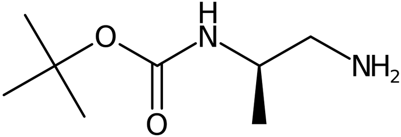CAS: 100927-10-4 | (R)-2-N-Boc-propane-1,2-diamine, >97%, NX10816