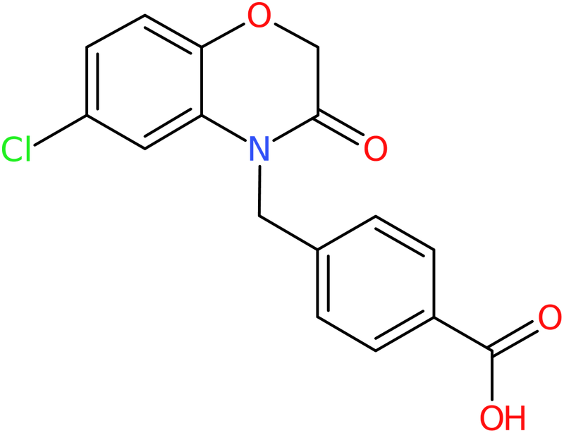 CAS: 874605-63-7 | 4-[(6-Chloro-2,3-dihydro-3-oxo-4H-1,4-benzoxazin-4-yl)methyl]benzoic acid, NX65575