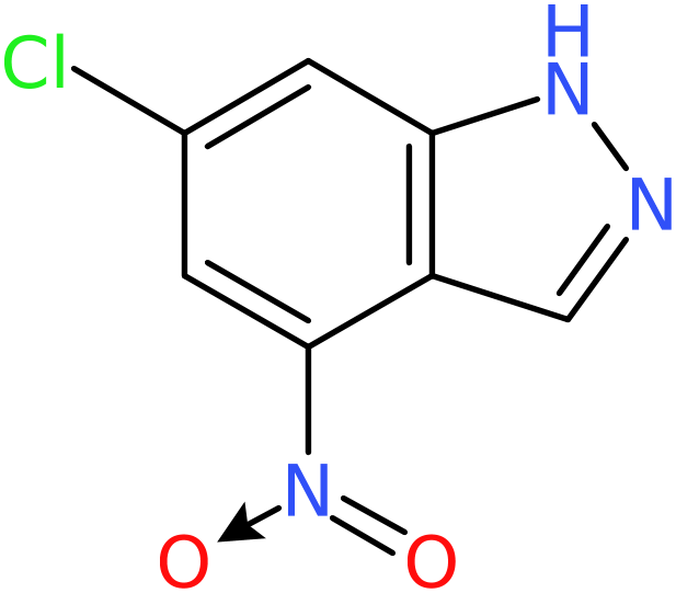 CAS: 885519-50-6 | 6-Chloro-4-nitro-1H-indazole, >95%, NX66367