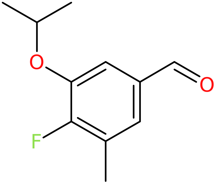 CAS: 2484889-03-2 | 4-Fluoro-3-isopropoxy-5-methylbenzaldehyde, NX37450