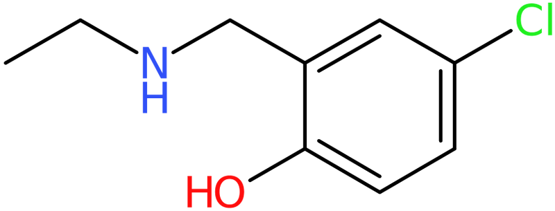 CAS: 1016500-71-2 | 4-Chloro-2-[(ethylamino)methyl]phenol, >95%, NX11043
