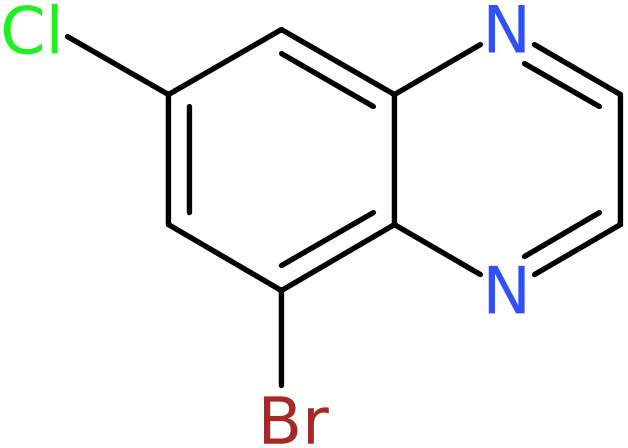 CAS: 1215205-87-0 | 5-Bromo-7-chloroquinoxaline, >97%, NX17733