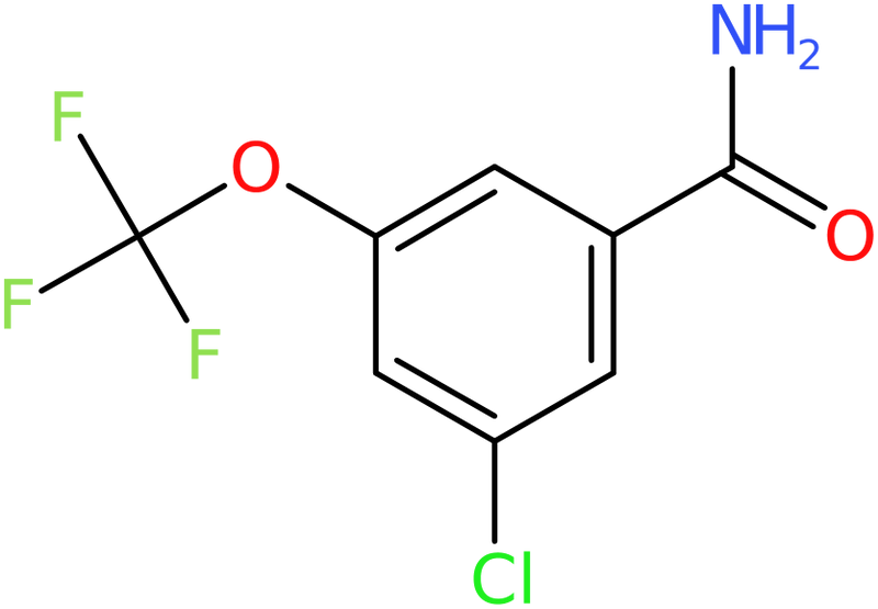 CAS: 886503-25-9 | 3-Chloro-5-(trifluoromethoxy)benzamide, >98%, NX66855