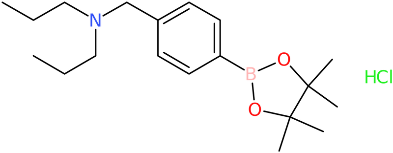 4-((Di-n-propylamino)methyl)phenyl boronic acid pinacol ester hydrochloride, NX74018