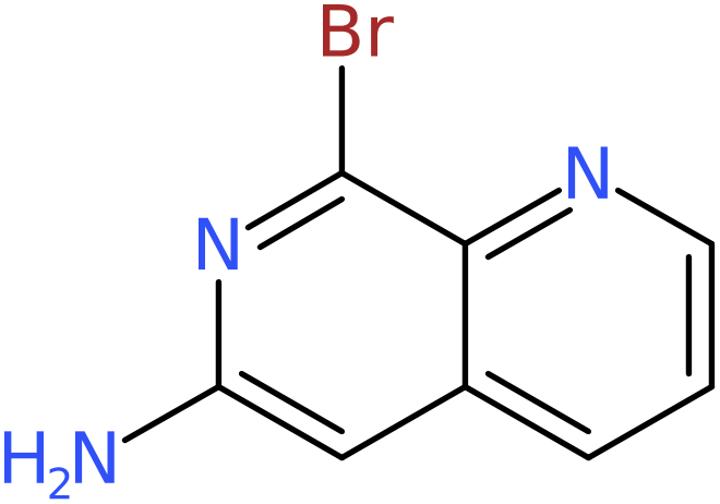 CAS: 5912-35-6 | 6-Amino-8-bromo-1,7-naphthyridine, NX54123