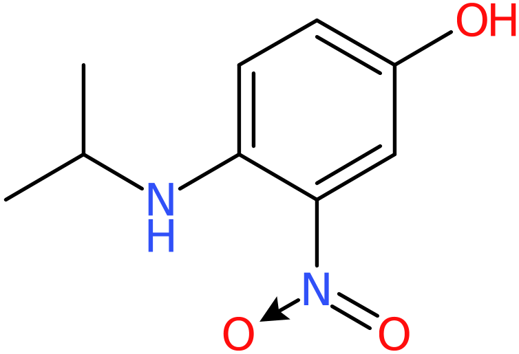 3-Nitro-4-[(propan-2-yl)amino]phenol, >95%, NX74410