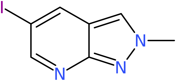 5-Iodo-2-methyl-2H-pyrazolo[3,4-b]pyridine, >95%, NX74302
