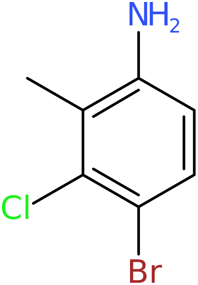 CAS: 627531-47-9 | 4-Bromo-3-chloro-2-methylaniline, >96%, NX55803