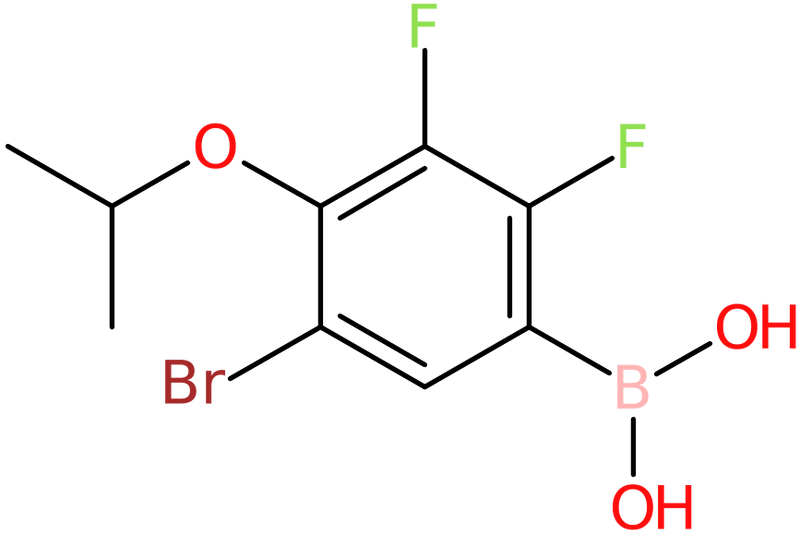 (5-Bromo-2,3-difluoro-4-isopropoxyphenyl)boronic acid, >95%, NX74803