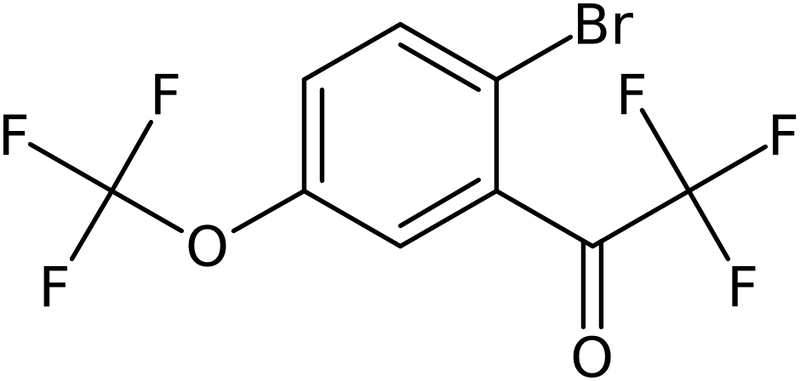 2Õ-Bromo-5Õ-(trifluoromethoxy)-2,2,2-trifluoroacetophenone, >95%, NX74792