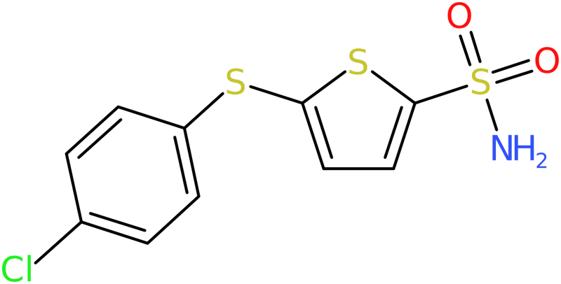 CAS: 63031-81-2 | 5-[(4-Chlorophenyl)thio]thiophene-2-sulphonamide, NX55982