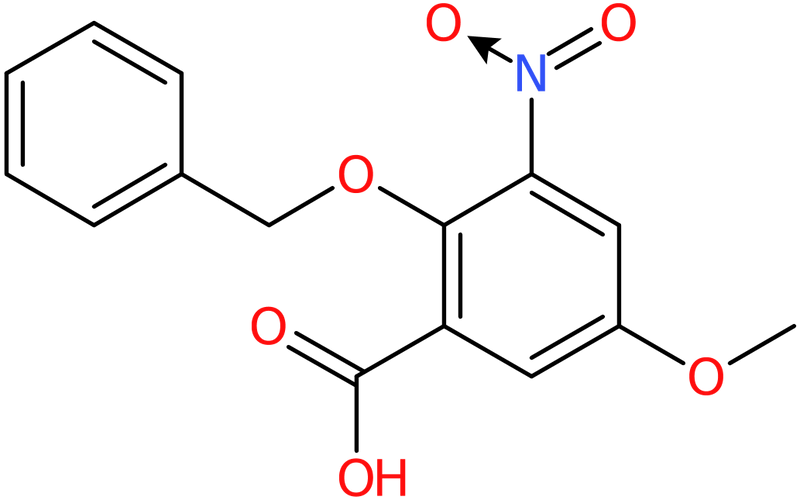 CAS: 1221791-72-5 | 2-(Benzyloxy)-5-methoxy-3-nitrobenzoic acid, >95%, NX18005