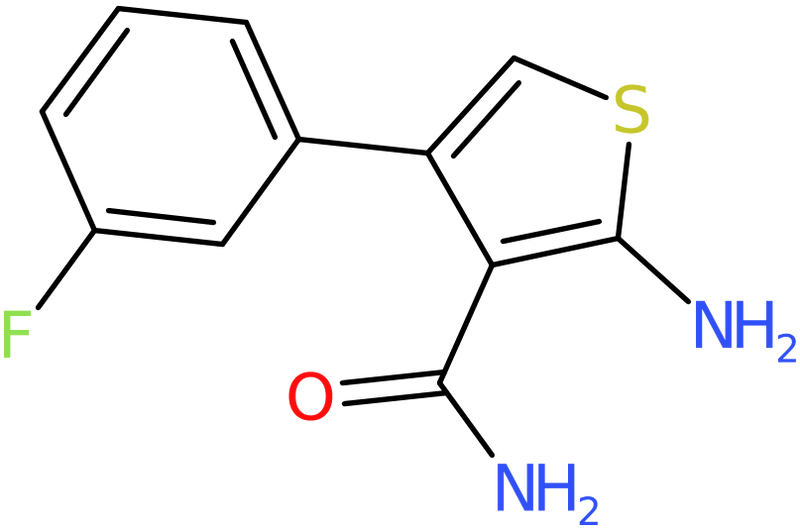 2-Amino-4-(3-fluorophenyl)thiophene-3-carboxamide, NX74641