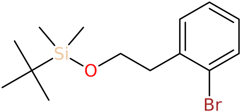 CAS: 181021-20-5 | 2-(2-tert-Butyldimethylsilyloxyethyl)bromobenzene, >98%, NX30372