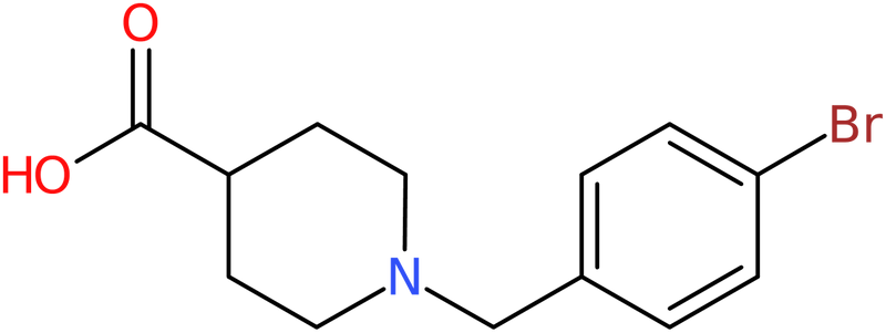 CAS: 733797-83-6 | 1-(4-Bromobenzyl)piperidine-4-carboxylic acid, NX59987