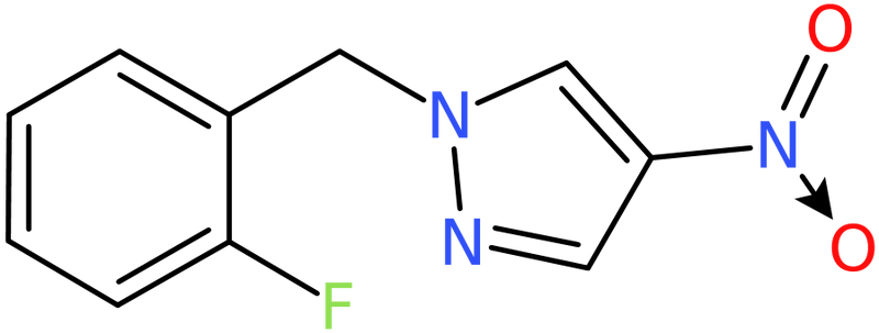 1-(2-Fluorobenzyl)-4-nitro-1H-pyrazole, NX74607