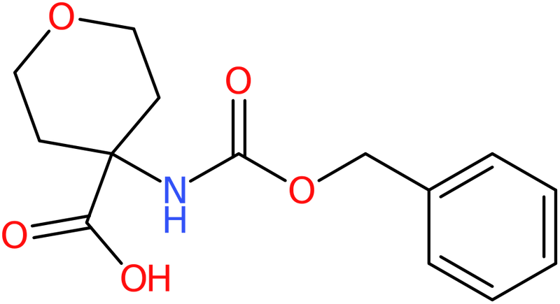 CAS: 138402-13-8 | 4-Cbz-amino-4-tetrahydropyrancarboxylic acid, >97%, NX22935