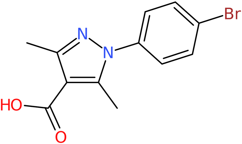 1-(4-Bromophenyl)-3,5-dimethyl-1H-pyrazole-4-carboxylic acid, NX73778