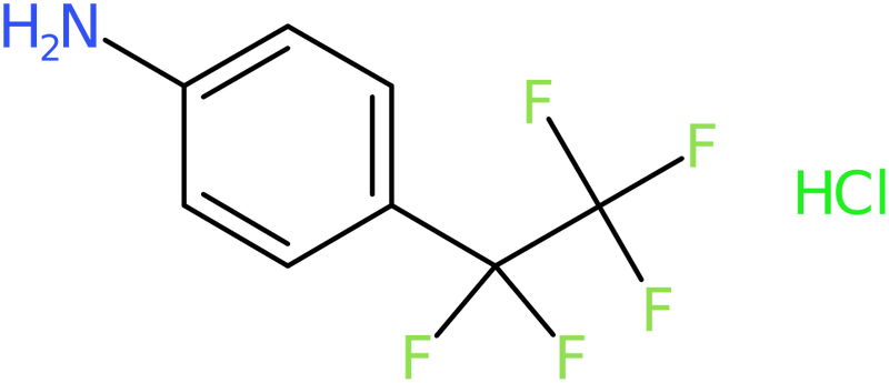 CAS: 60979-02-4 | 4-(Pentafluoroethyl)aniline hydrochloride, >95%, NX54858
