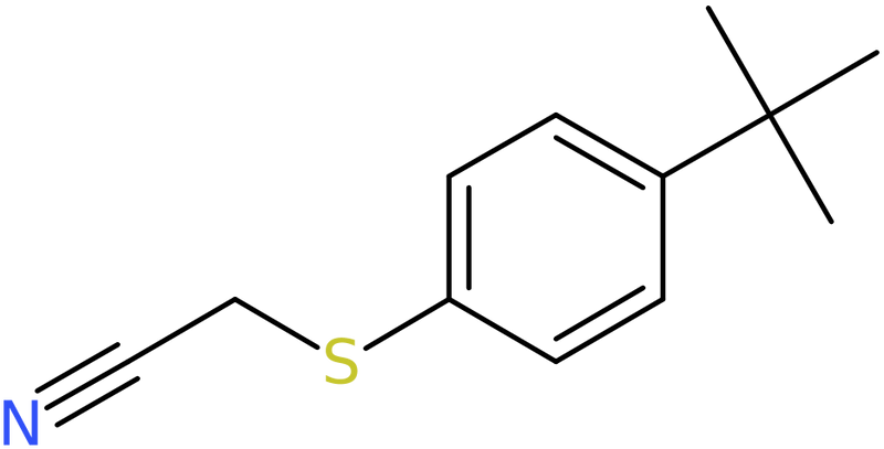 [(4-tert-Butylphenyl)thio]acetonitrile, NX73844