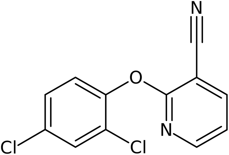 2-(2,4-Dichlorophenoxy)nicotinonitrile, NX73932