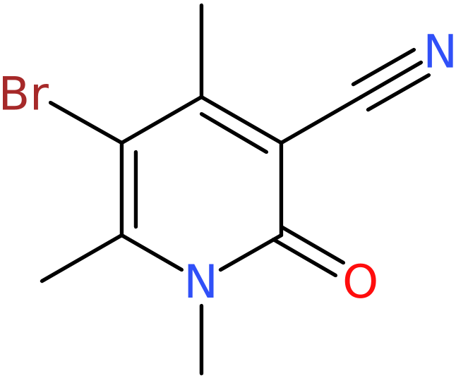 CAS: 1379301-51-5 | 5-Bromo-1,4,6-trimethyl-2-oxo-1,2-dihydropyridine-3-carbonitrile, NX22806