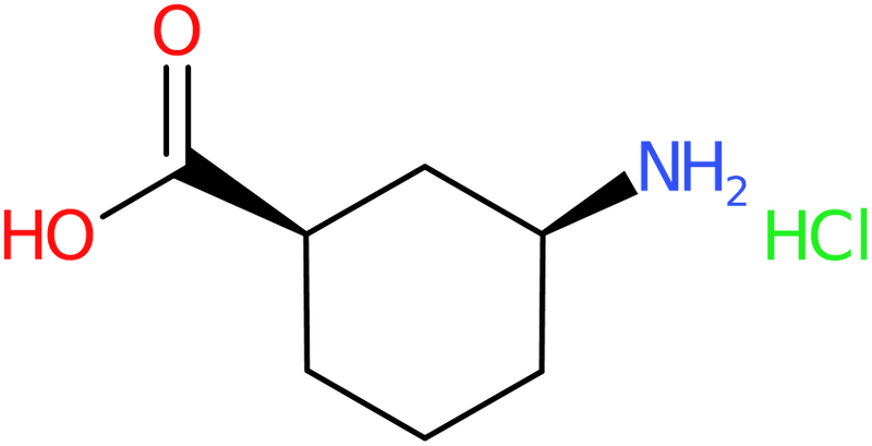 (1R,3S)-3-Aminocyclohexanecarboxylic acid hydrochloride, >95%, NX74293