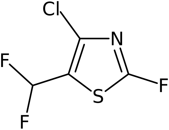 CAS: 105315-45-5 | 4-Chloro-5-(difluoromethyl)-2-fluoro-1,3-thiazole, >98%, NX12561