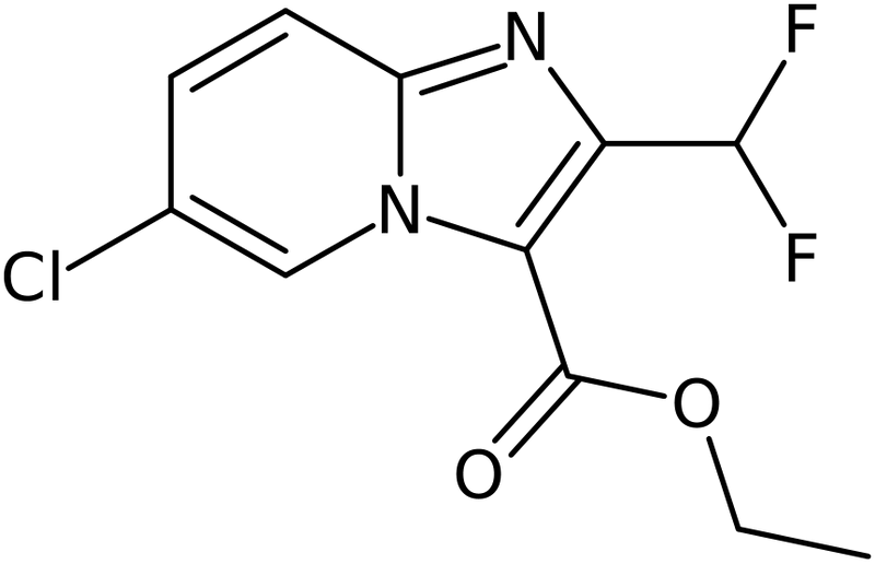 CAS: 2451256-51-0 | Ethyl 6-chloro-2-(difluoromethyl)imidazo[1,2-a]pyridine-3-carboxylate, NX37279