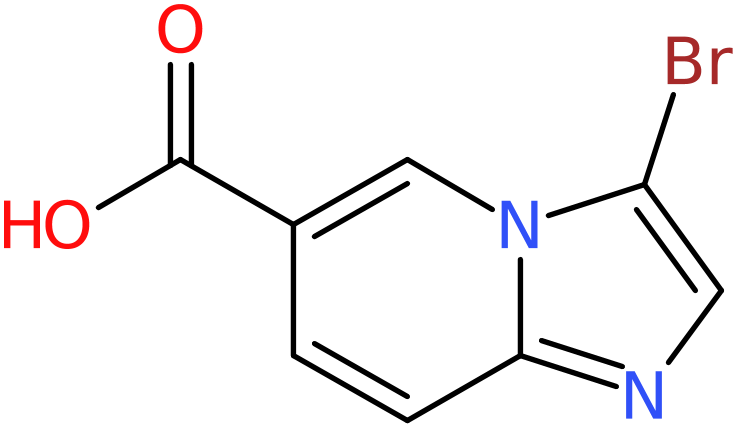 CAS: 886362-00-1 | 3-Bromoimidazo[1,2-a]pyridine-6-carboxylic acid, NX66603