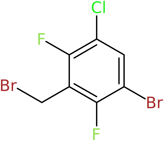 3-Bromo-5-chloro-2,6-difluorobenzyl bromide, >97%, NX74582