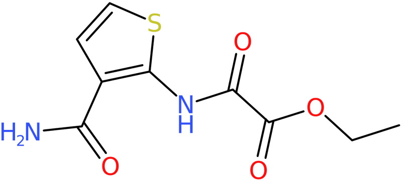 CAS: 68746-57-6 | Ethyl [(3-carbamoylthiophen-2-yl)carbamoyl]formate, NX58270