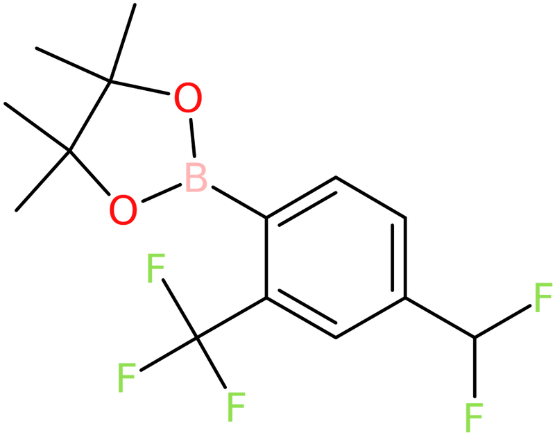 4-(Difluoromethyl)-2-(trifluoromethyl)benzeneboronic acid, pinacol ester, >95%, NX74418